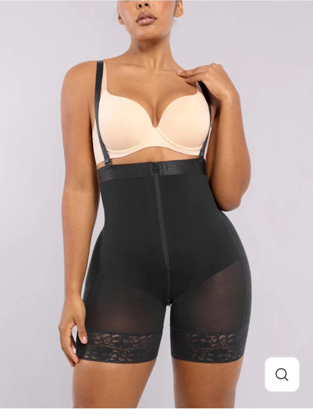 Shapellx High BOOT YEAH AirSlim Postpartum Shapewear Bodysuit Womens XL Lace